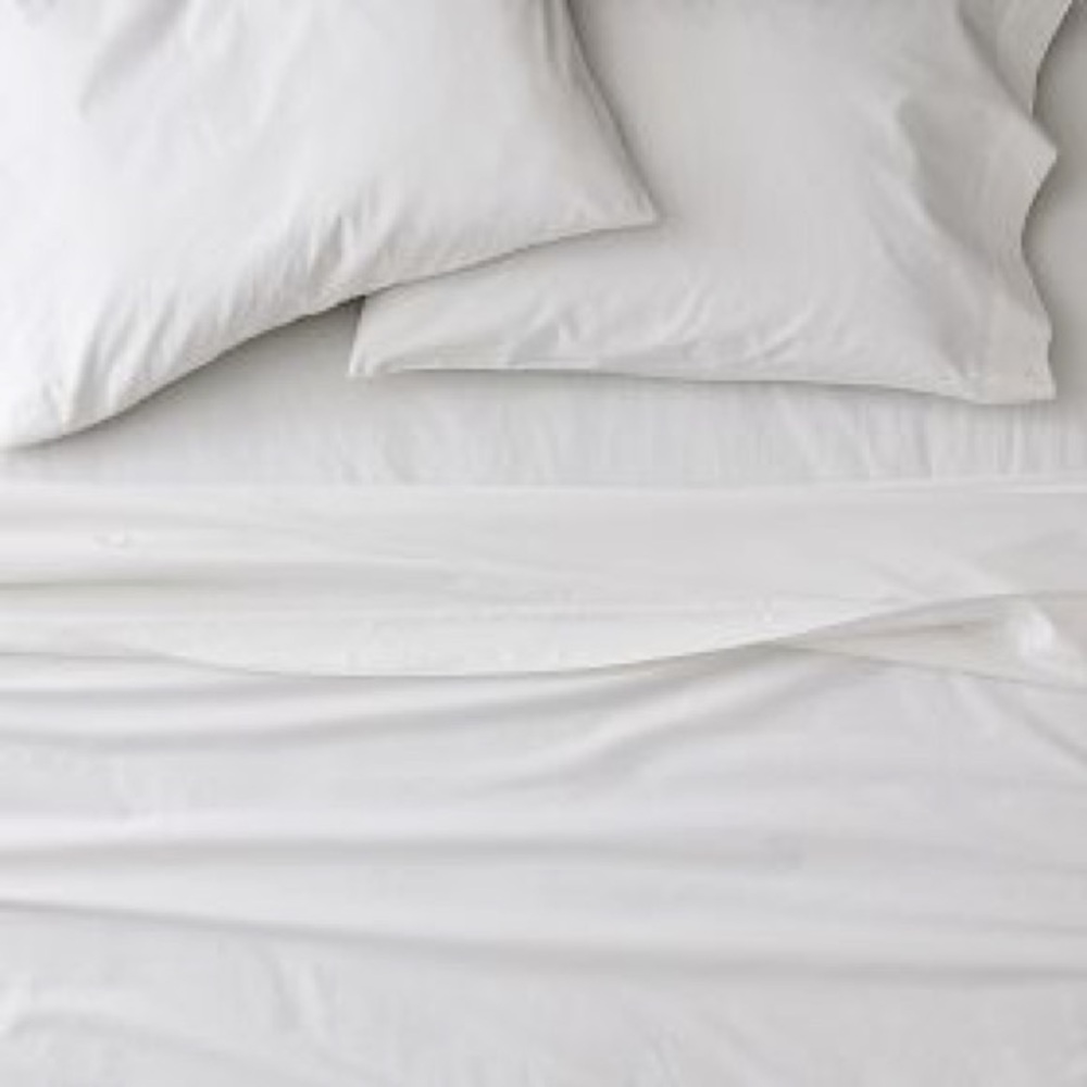 West Elm Crisp White Bedding Sheets - Picture 3 of 4